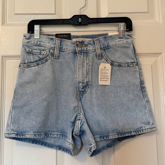 Levi's Pants - NWT Levi's Sky Blue Denim Long Shorts Size 25